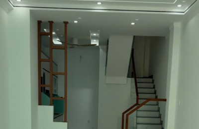 NHÀ 4 TẦNG MỚI XÂY, mặt tiền thục, GẦN VÕ VĂN KIỆT, DTsd 160m2, NHỈNH 6ty